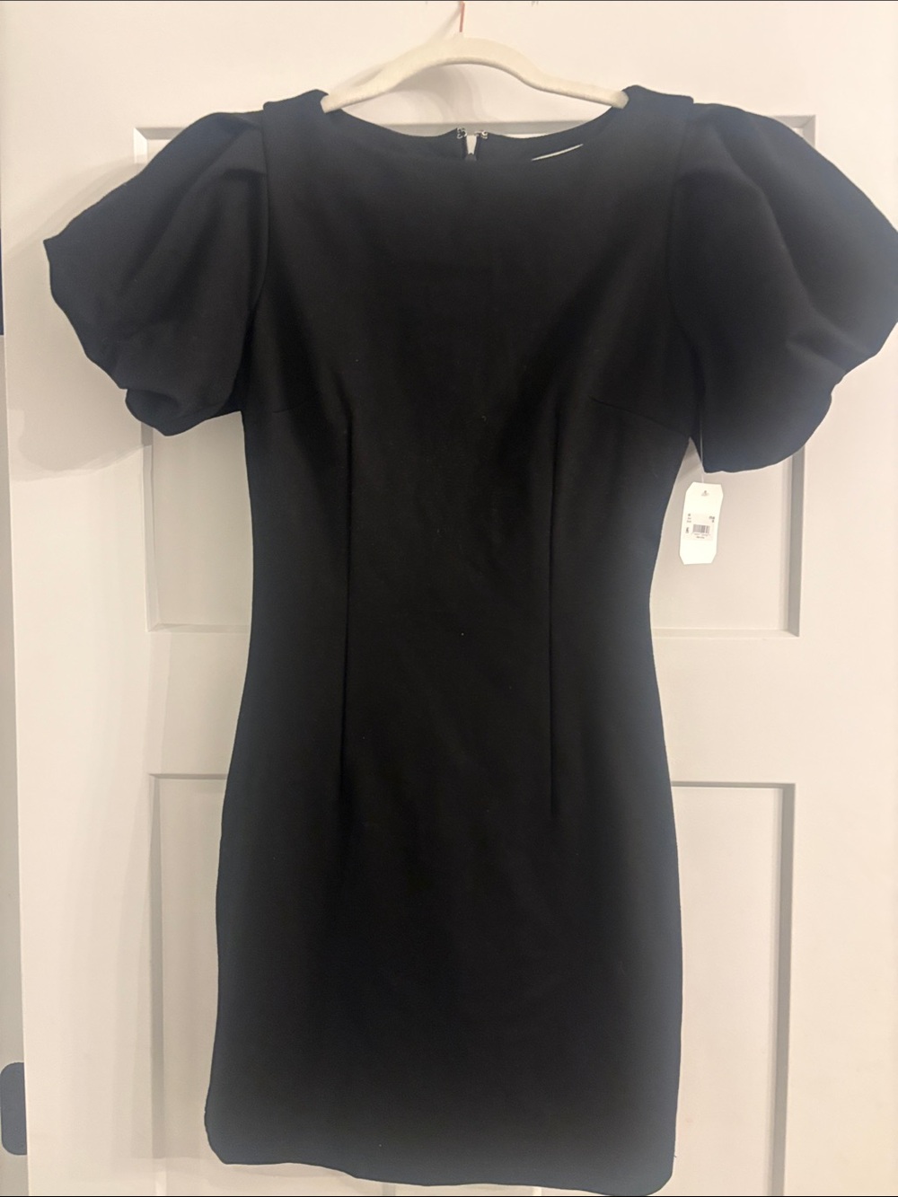 Altar’d state Black Puff Sleeve Sheath Dress - Women's Classic size XS